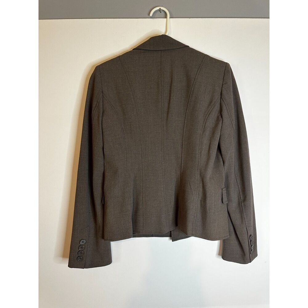 Express Women’s Size 8 Taupe Blazer Workwear Office Career Chic Lined - Picture 4 of 7